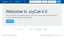Tablet Screenshot of joycat.joy.org.au
